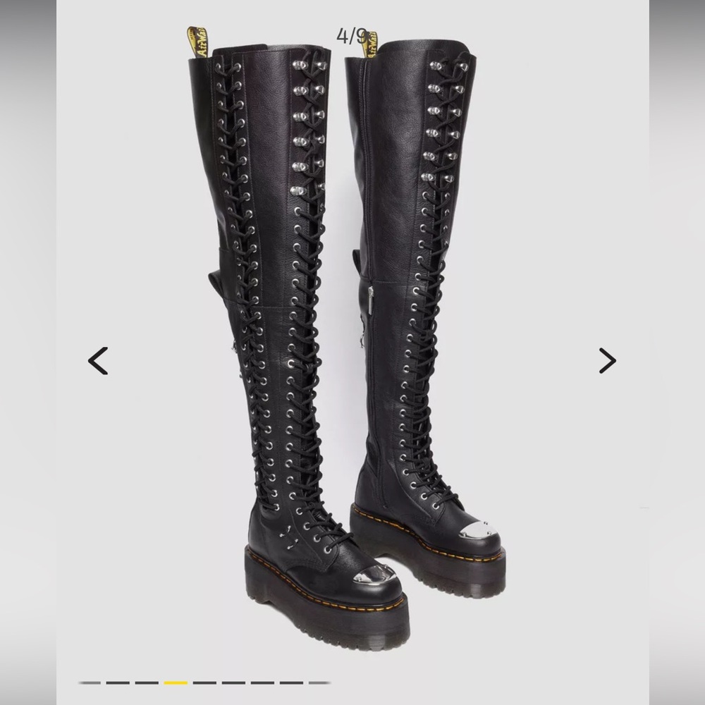 28-Eye XTRM Max Virginia Leather Knee High